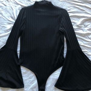 Fashionnova Bell Sleeve Bodysuit